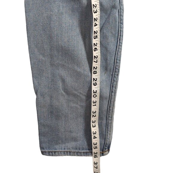 Abercrombie Fitch Jeans Womens 27 Boyfriend Straight Destroyed Grunge Button Fly - Picture 11 of 14